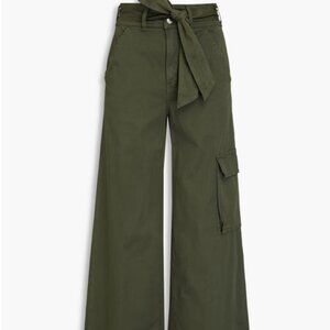 VERONICA BEARD Belissa cotton-blend twill cargo pants size 28